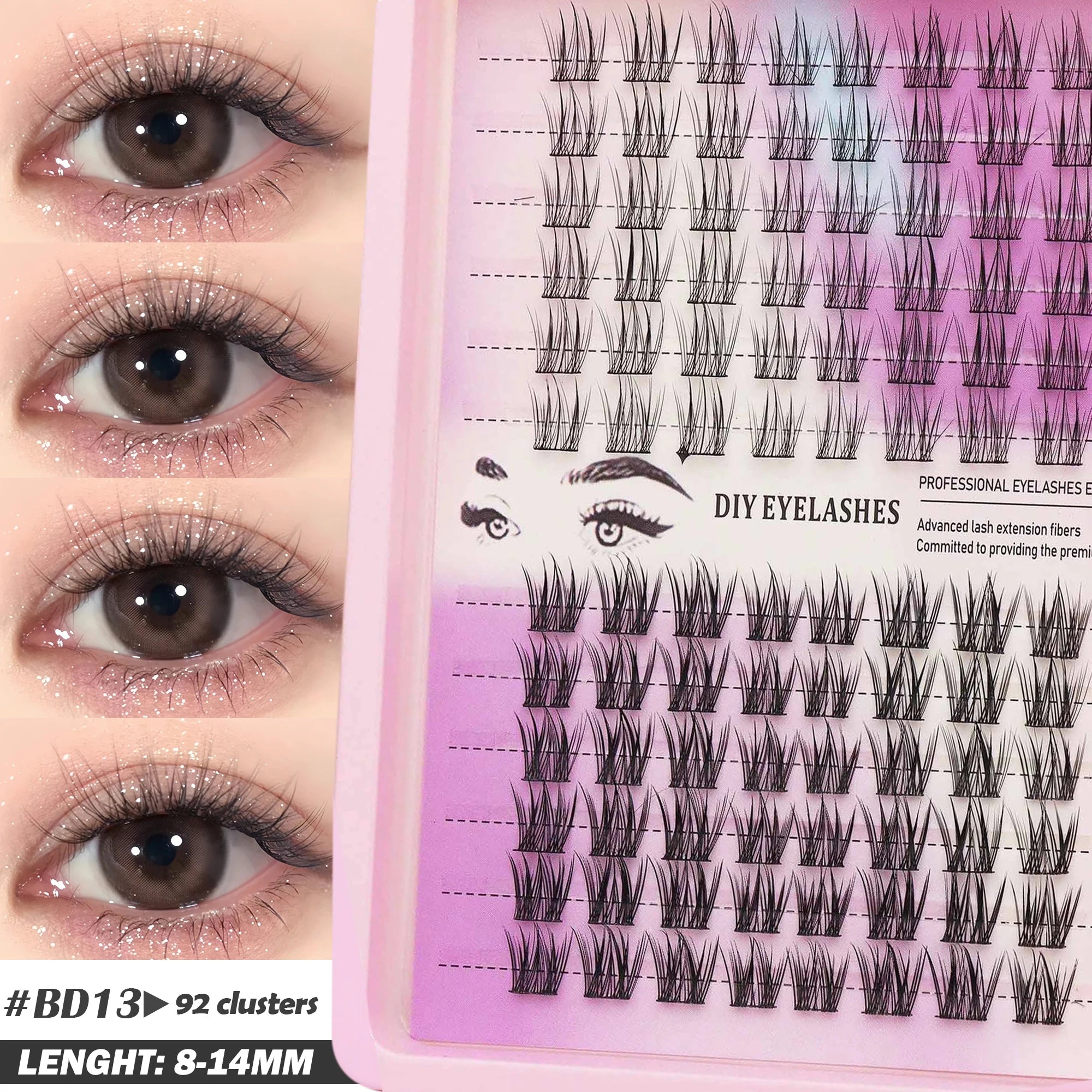 Fluffy Oblique Lash Extensions