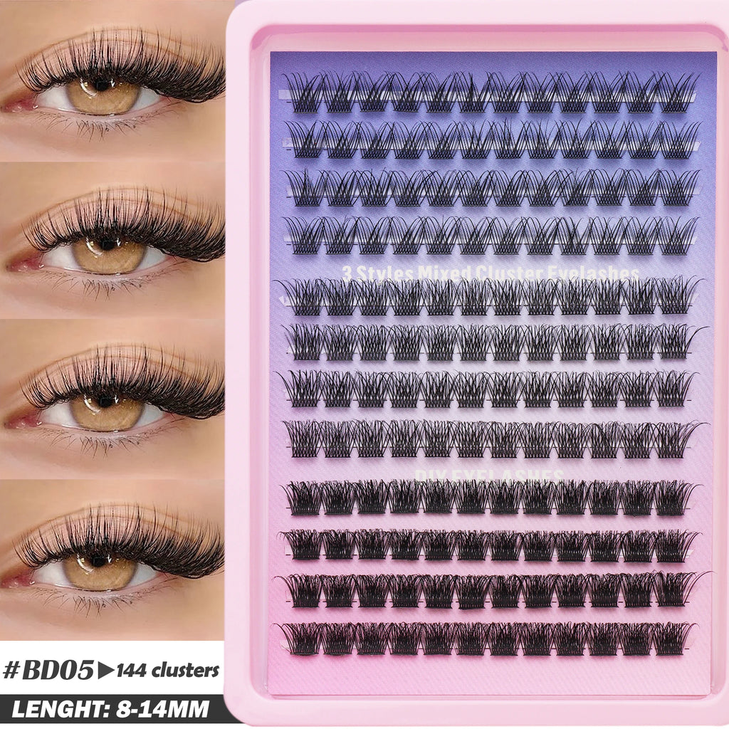 Fluffy Oblique Lash Extensions
