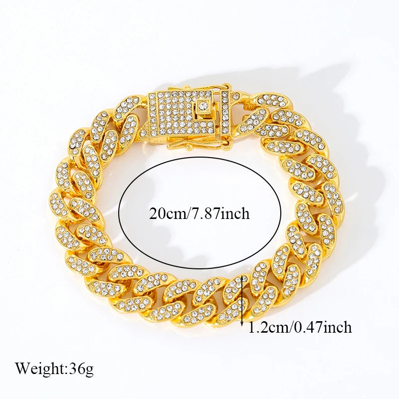 316L Stainless Steel Cuban Chain Bracelet