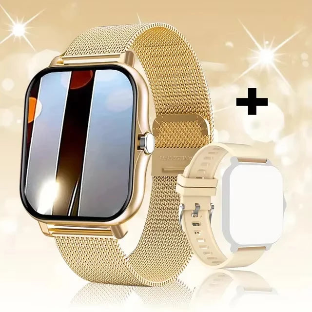 KESHUYOU Smartwatch – calls, SpO2 & BP monitoring. Stylish health watch for daily use & gifting.