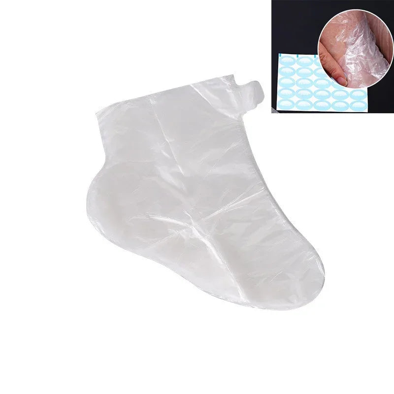 100PCS Transparent Disposable Foot Bags