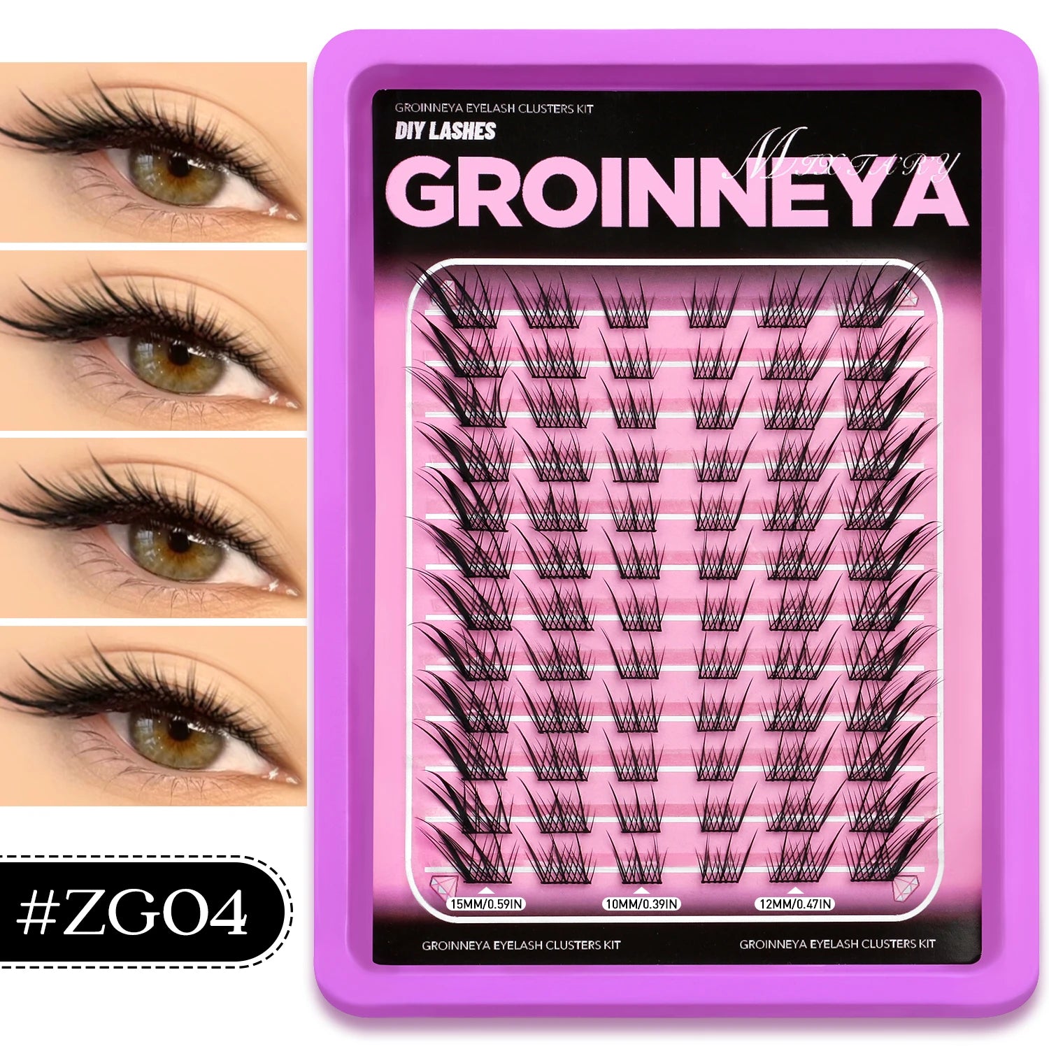 GROINNEYA DIY Lash Cluster Set