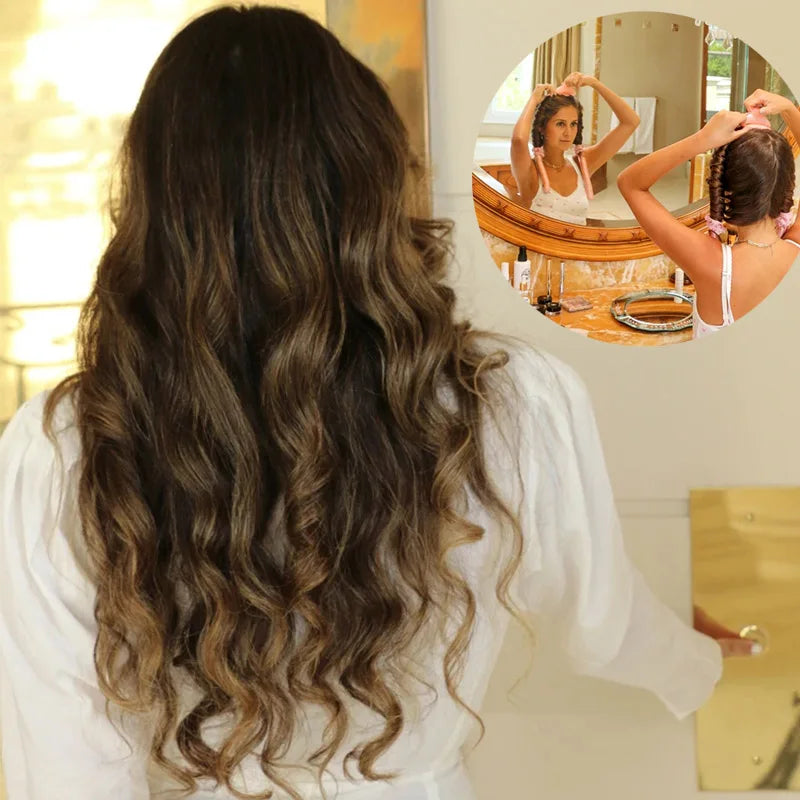 1-2 Set Heatless Curling Rod Headband