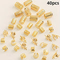 40PCS Women’s Hollow Hair Rings Set