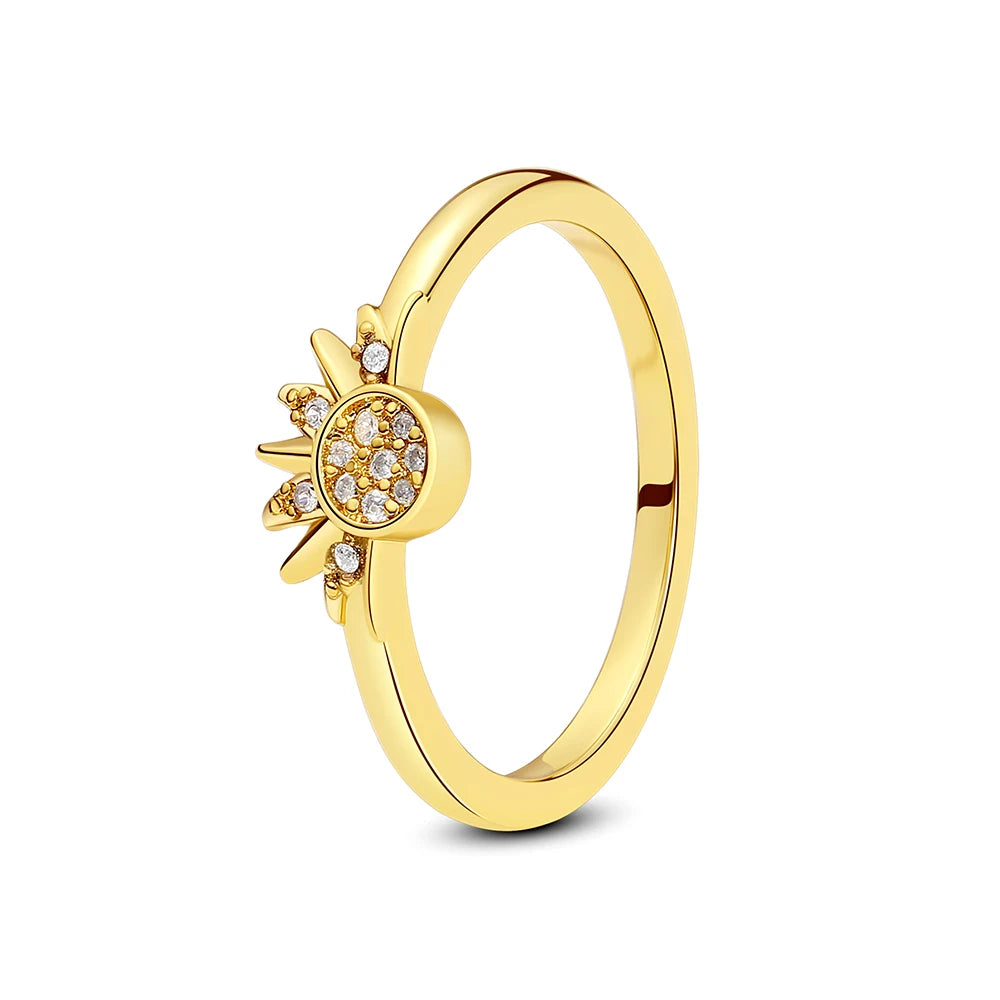 925 Sterling Silver Crown Heart Ring