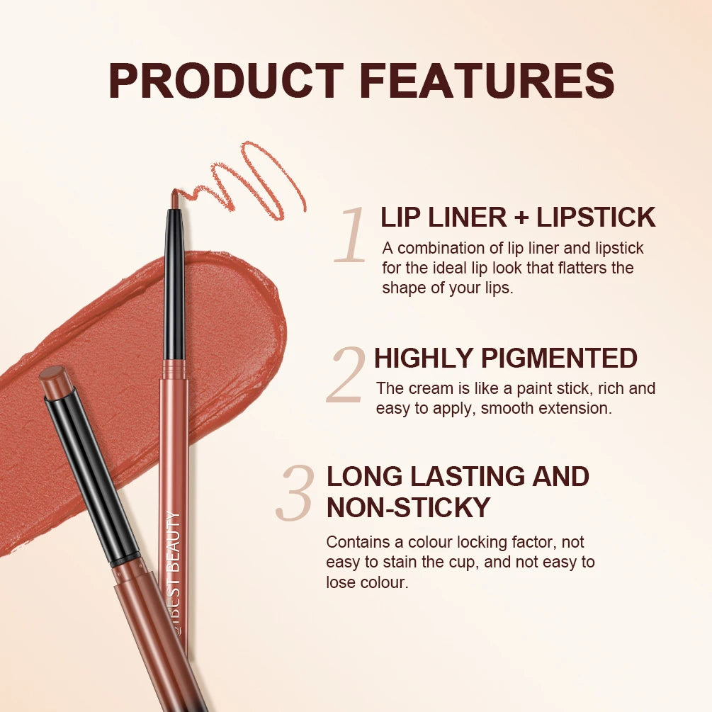 Matte Lipliner & Lipstick Set