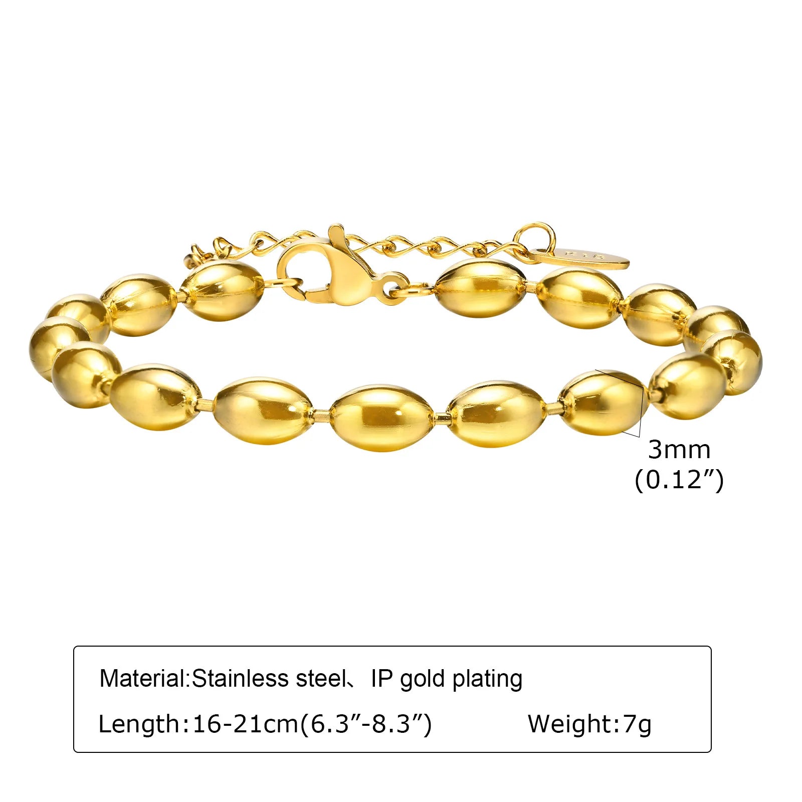 Chunky Stainless Steel Link Chain Bracelet