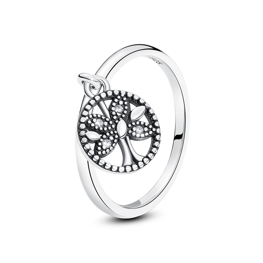 925 Sterling Silver Crown Heart Ring