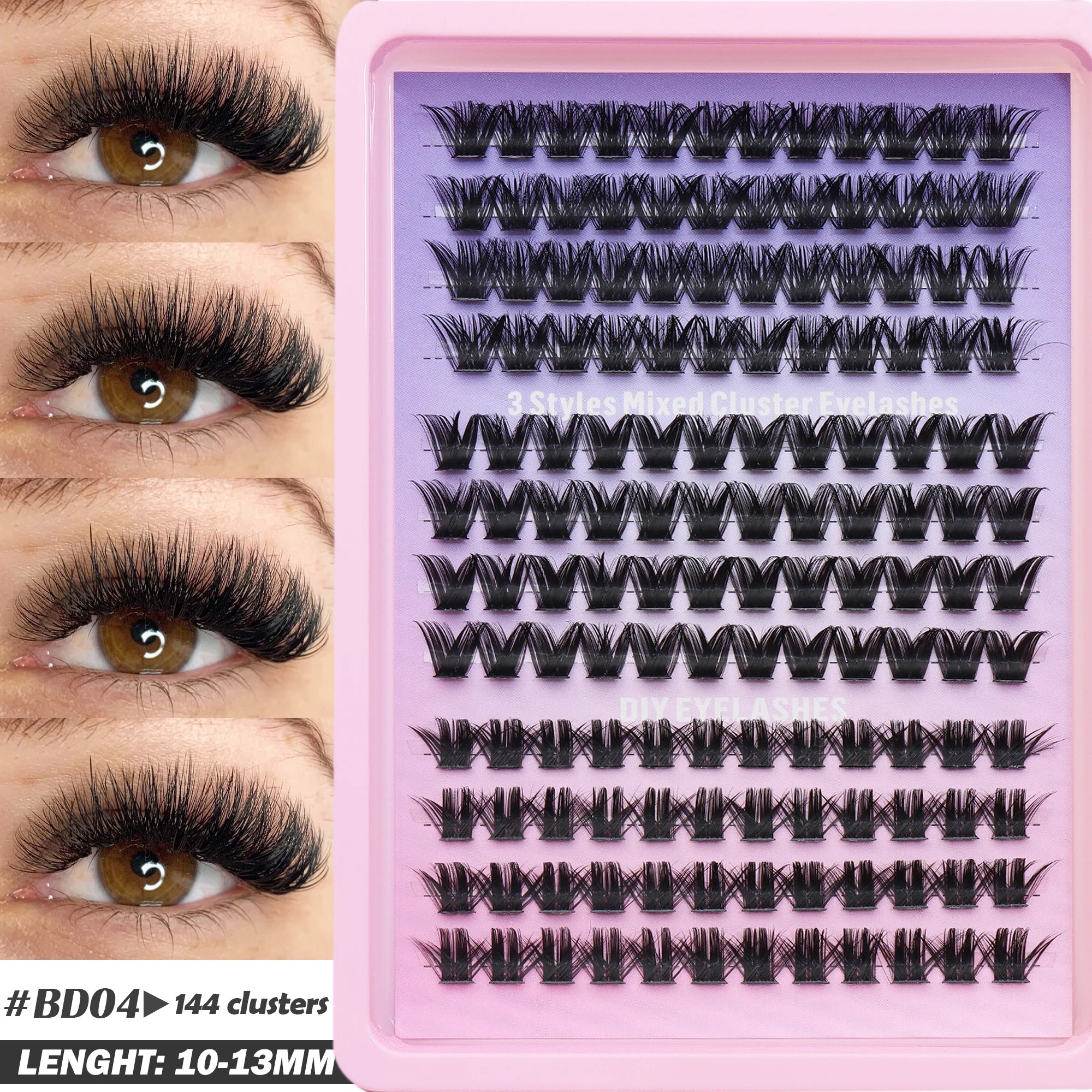 Fluffy Oblique Lash Extensions