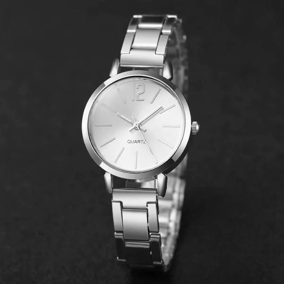 1/2/3PCS Simple Dial Women Quartz Watch
