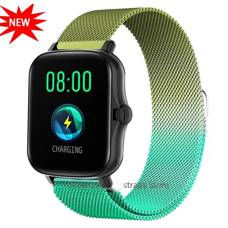 20mm/22mm Metal Magnetic Watch Strap for Amazfit GTS & GTR Series