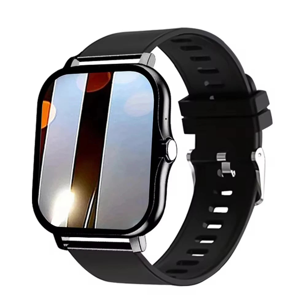 KESHUYOU Smartwatch – calls, SpO2 & BP monitoring. Stylish health watch for daily use & gifting.