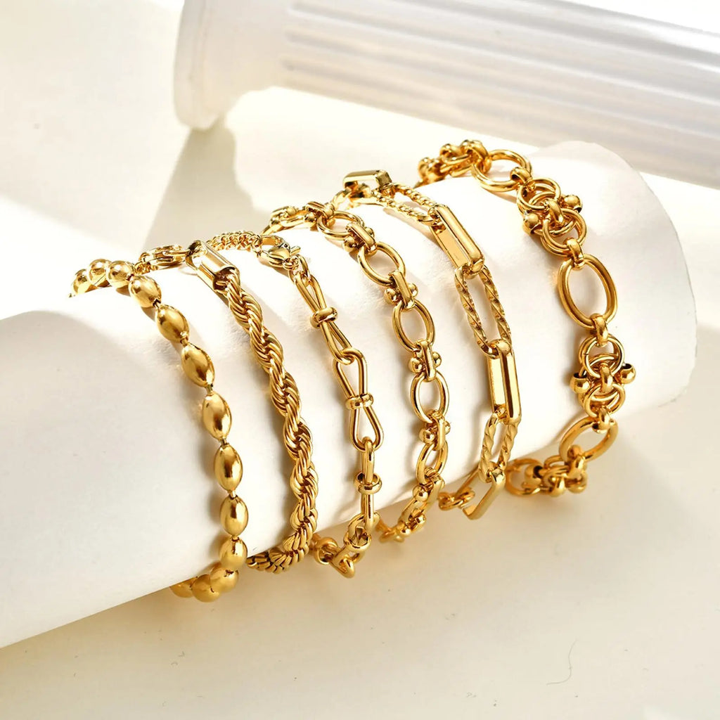 Chunky Stainless Steel Link Chain Bracelet