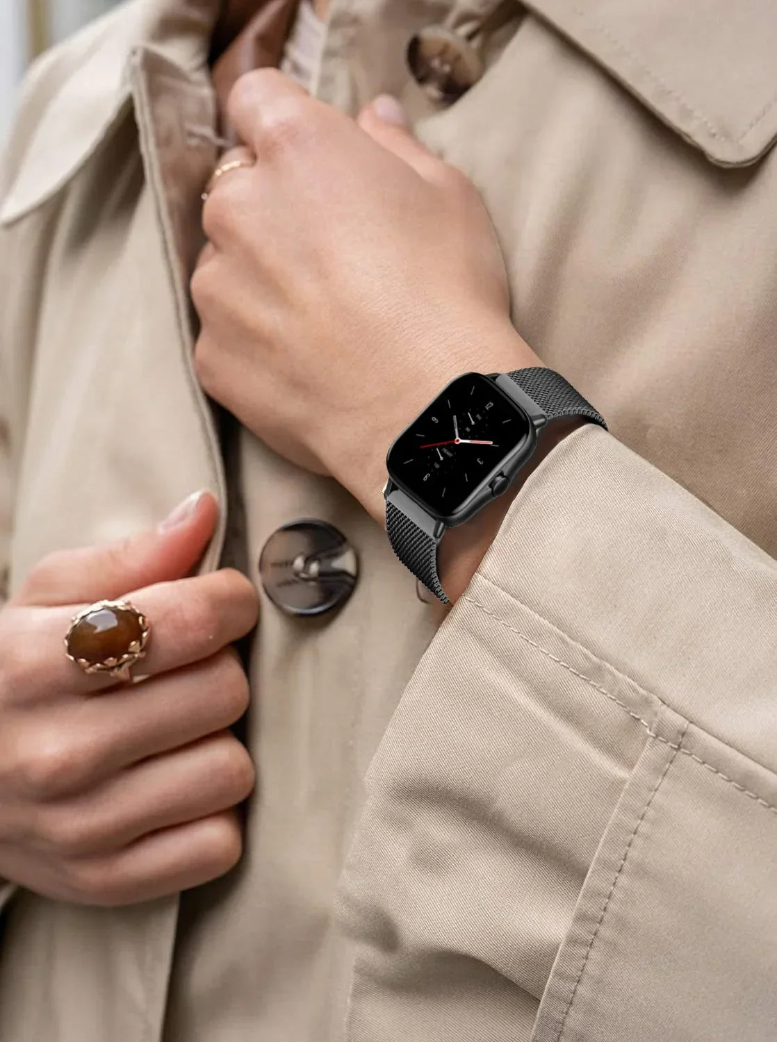 20mm/22mm Metal Magnetic Watch Strap for Amazfit GTS & GTR Series