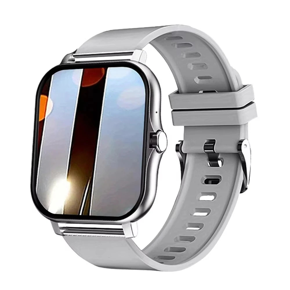 KESHUYOU Smartwatch – calls, SpO2 & BP monitoring. Stylish health watch for daily use & gifting.