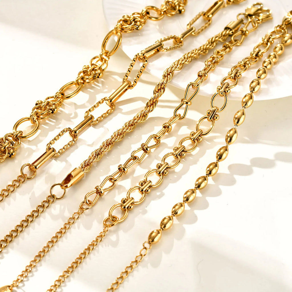Chunky Stainless Steel Link Chain Bracelet