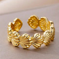 Shell Open Ring – Gold/Silver