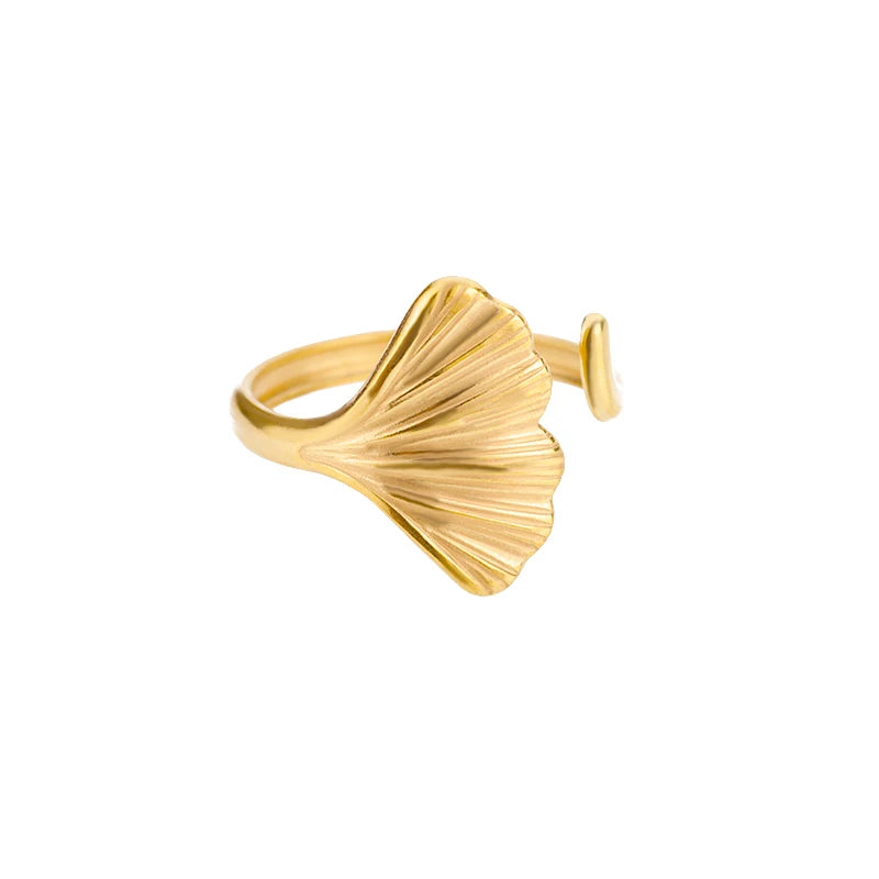 Luxury 316L Gold Stainless Steel Ring