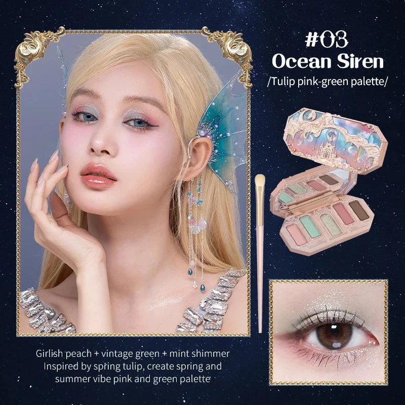 Elegant Mermaid Sparkle Palette