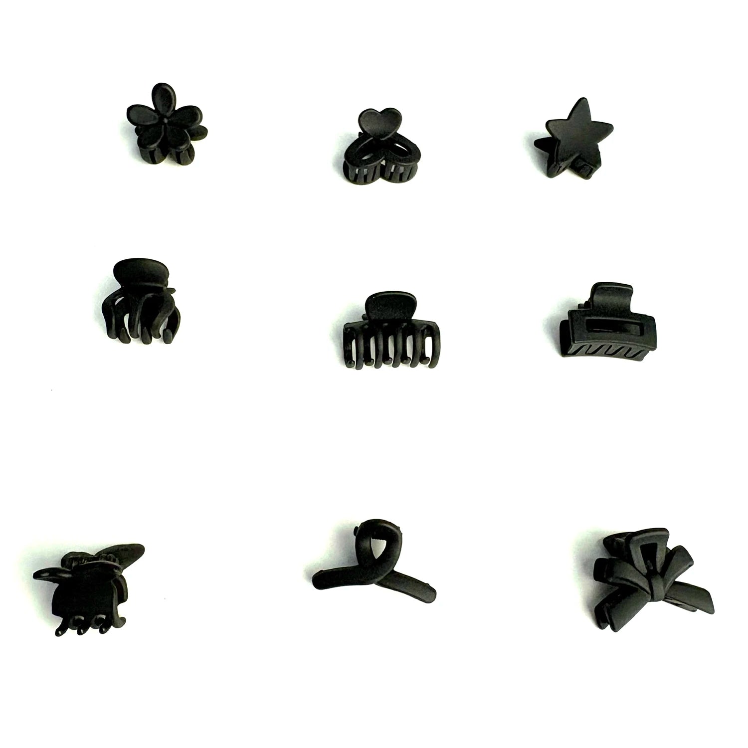 Beige mini hair clips set (5–30 pcs), cute everyday accessories for daily use, occasions, and travel.