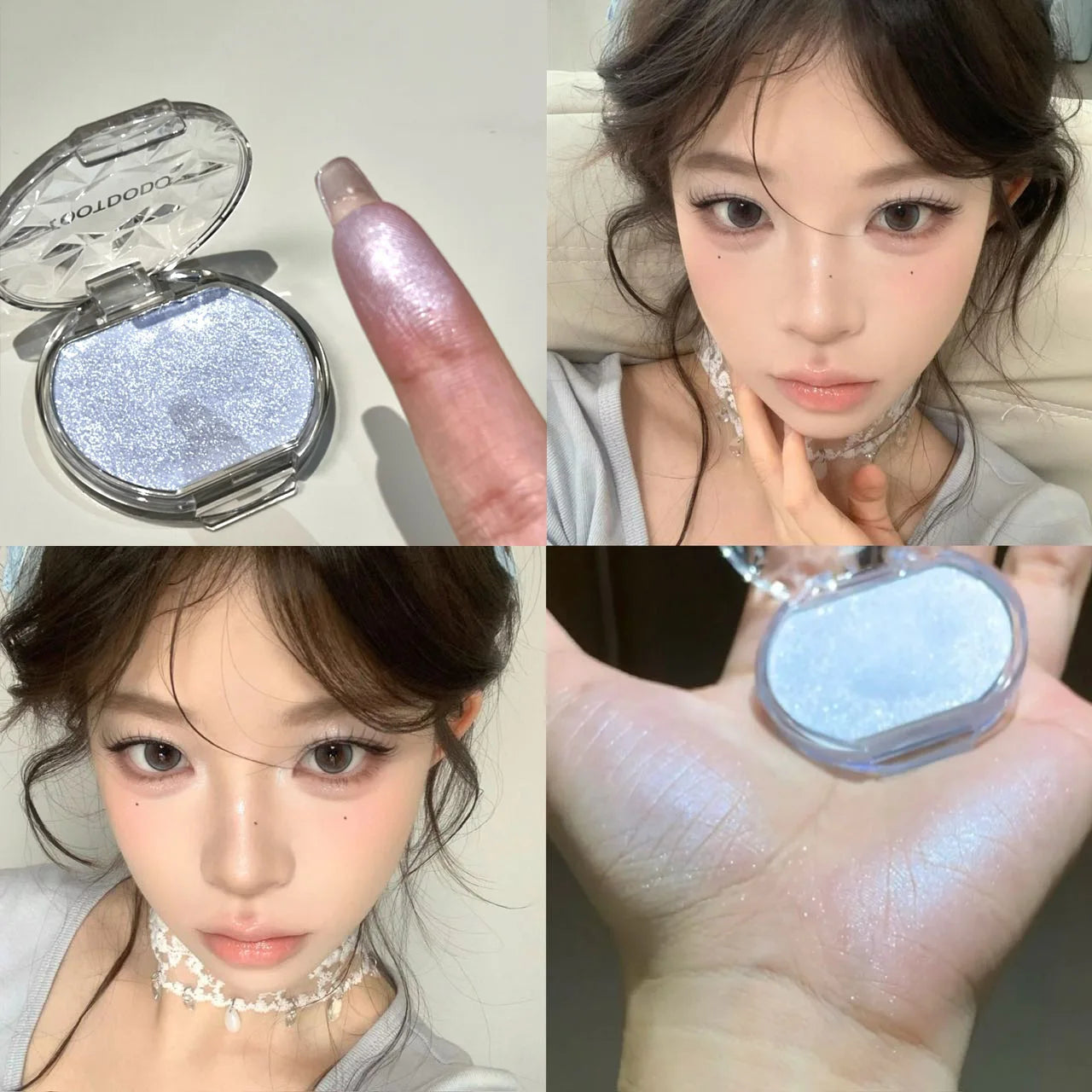 Ice Glow Peach Pink Palette