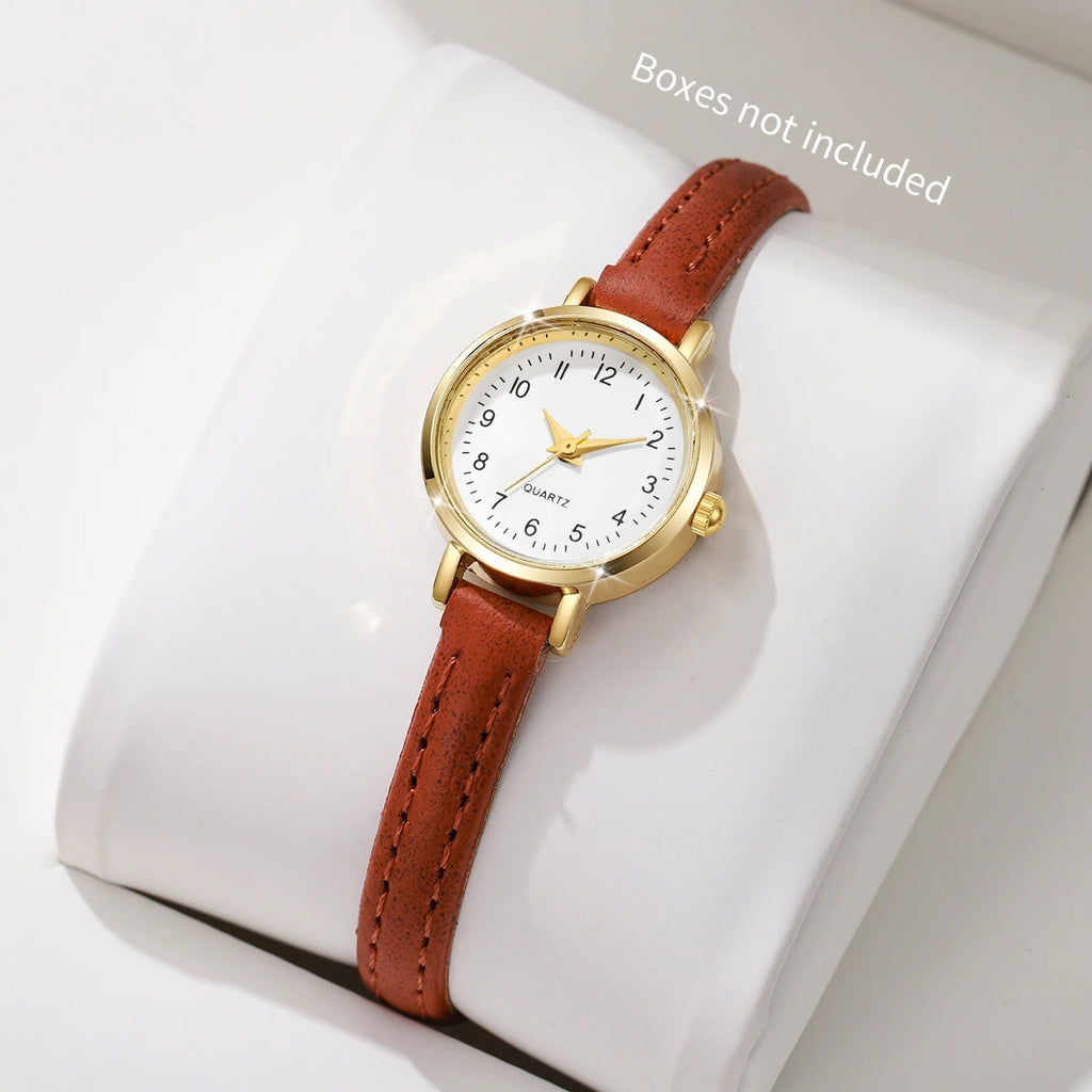 Women’s Fashion Small Roman Dial Quartz Watch