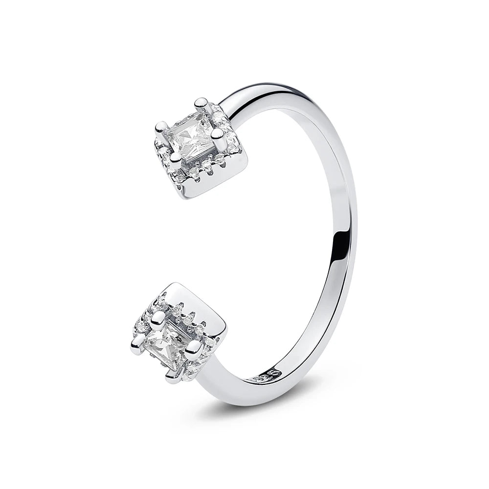 925 Sterling Silver Crown Heart Ring