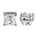 Crystal Magnetic Ear Stud Clip Earrings
