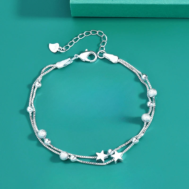 925 Sterling Silver Multi-Layer Coil Bracelet