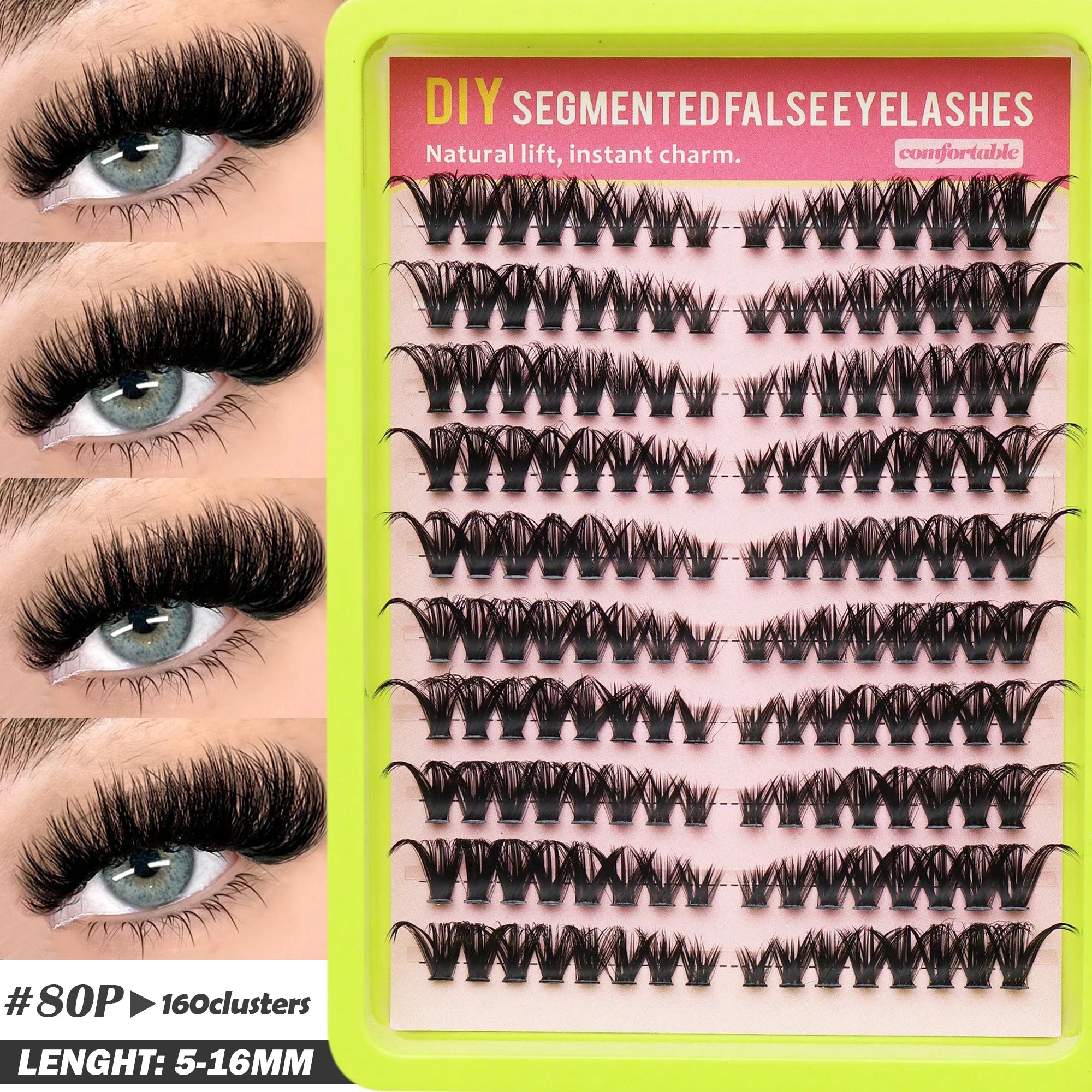 Fluffy Oblique Lash Extensions