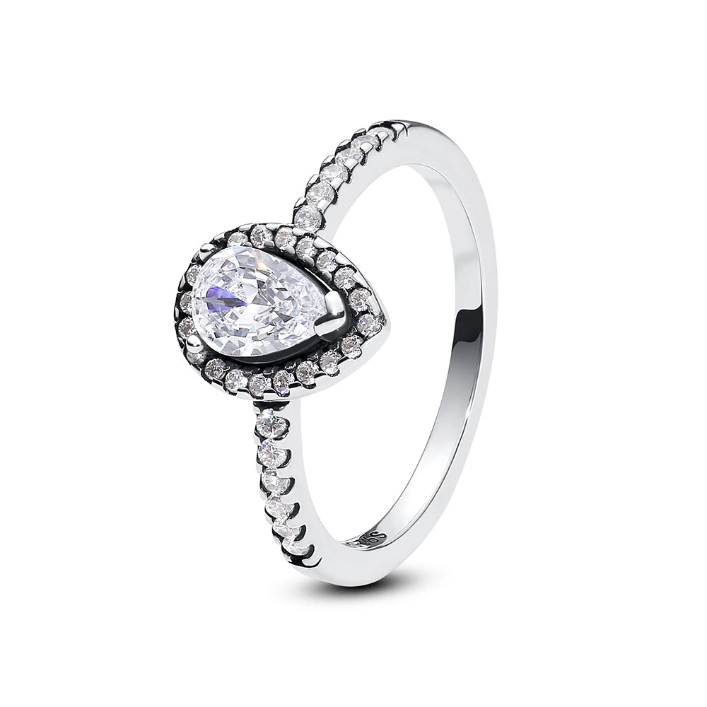 925 Sterling Silver Crown Heart Ring