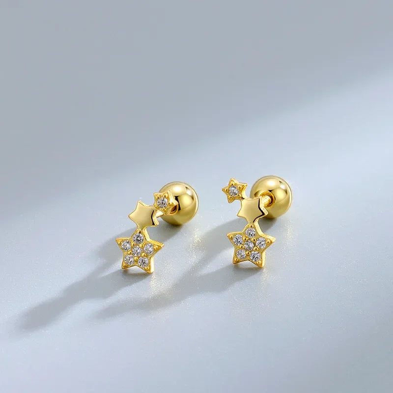 Heart Stud Earrings
