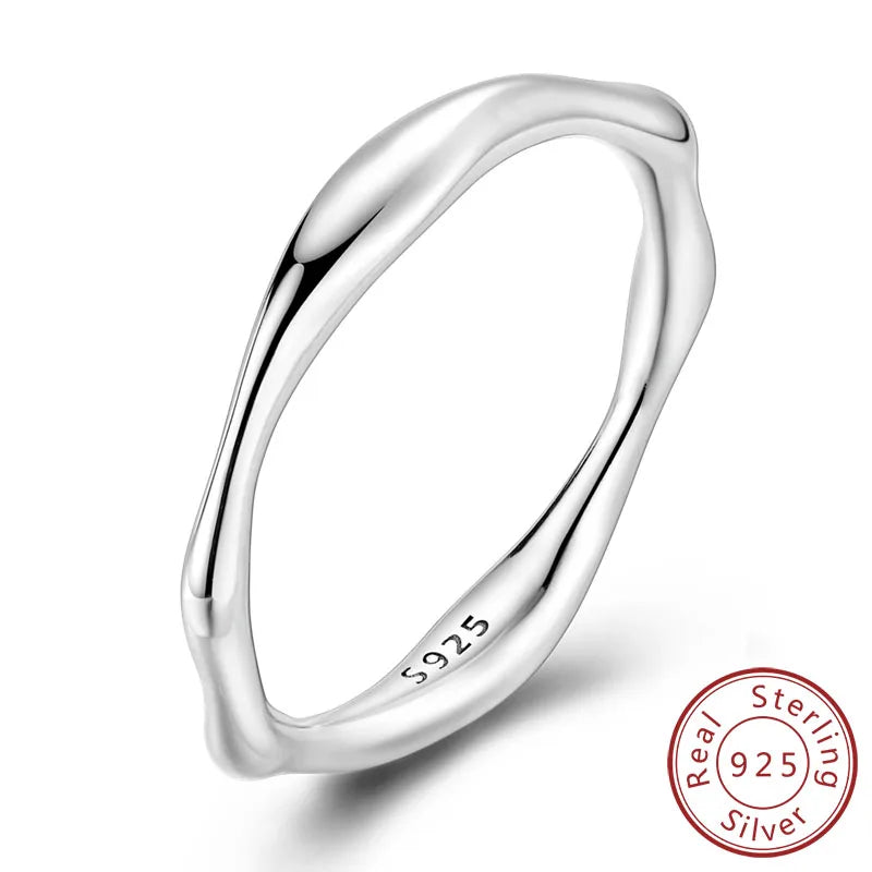 925 Silver Infinity Zircon Ring for Women