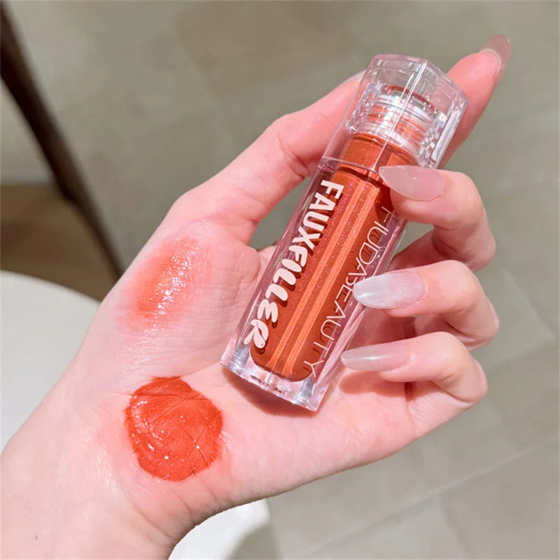 Huda Beauty Faux Filler Shiny Non-Sticky Lip Gloss