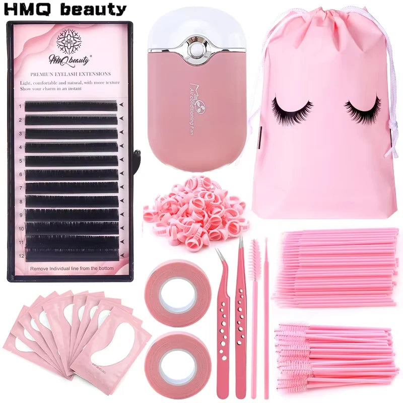 268PCS Eyelash Extensions Kit Brushes Set