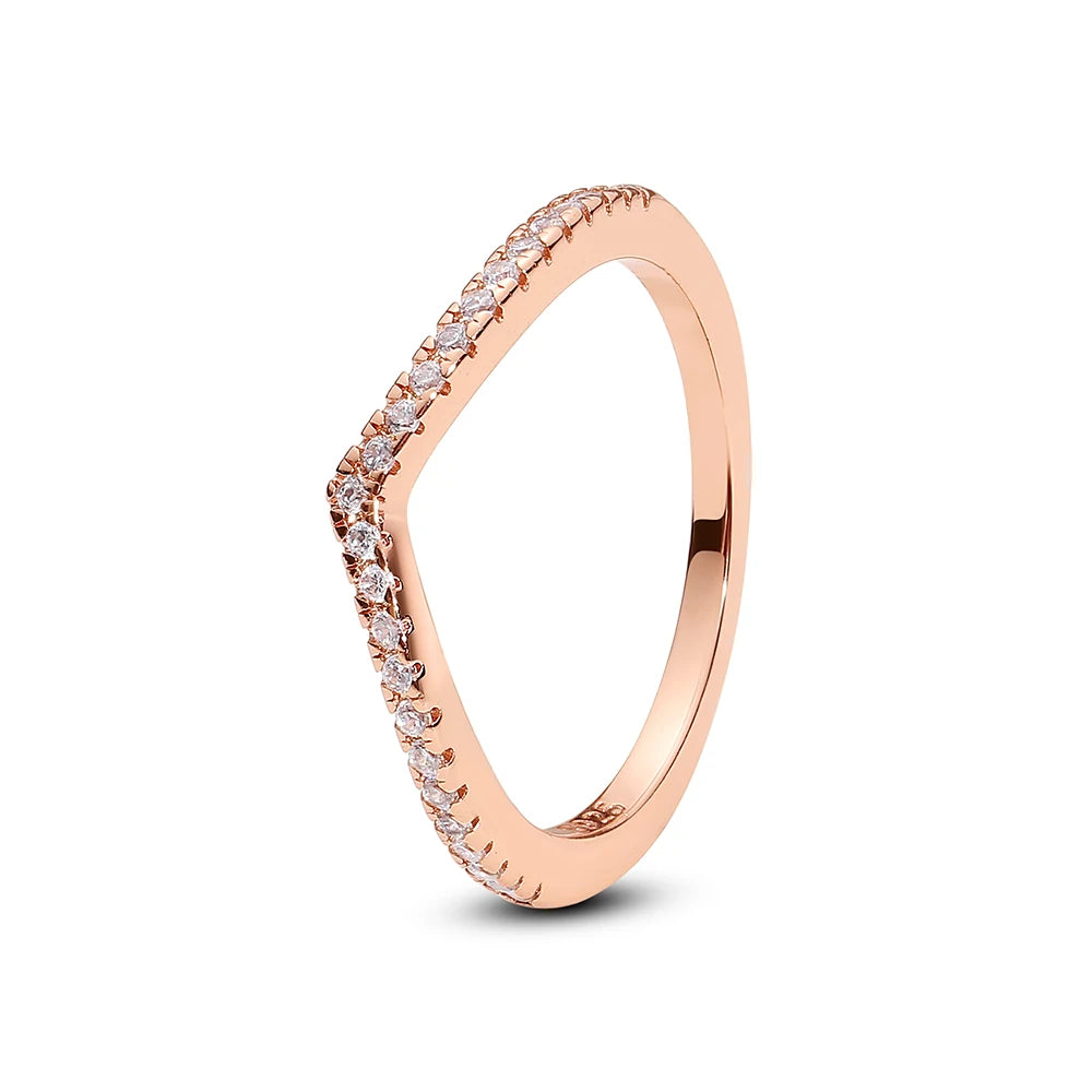 925 Sterling Silver Crown Heart Ring