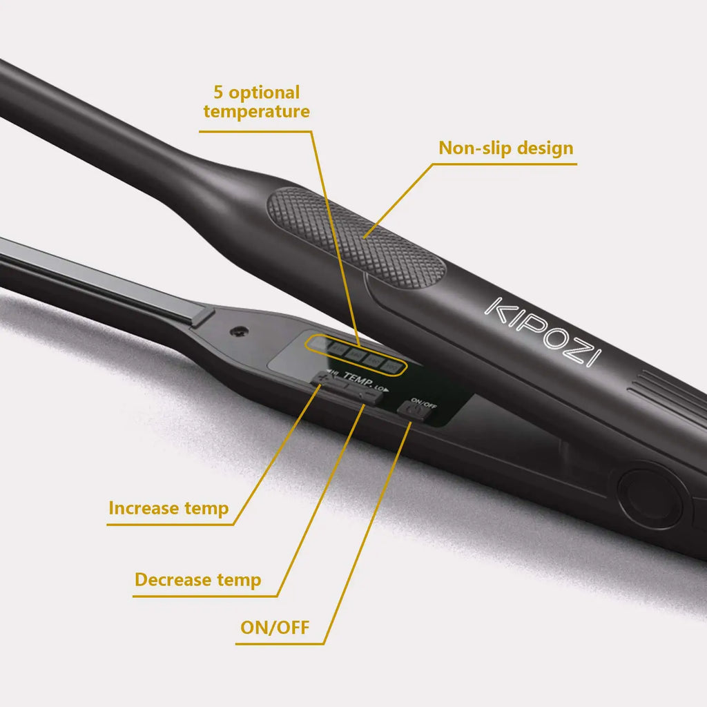 KIPOZI Titanium Mini Hair Straightener