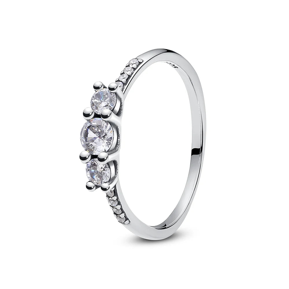 925 Sterling Silver Crown Heart Ring
