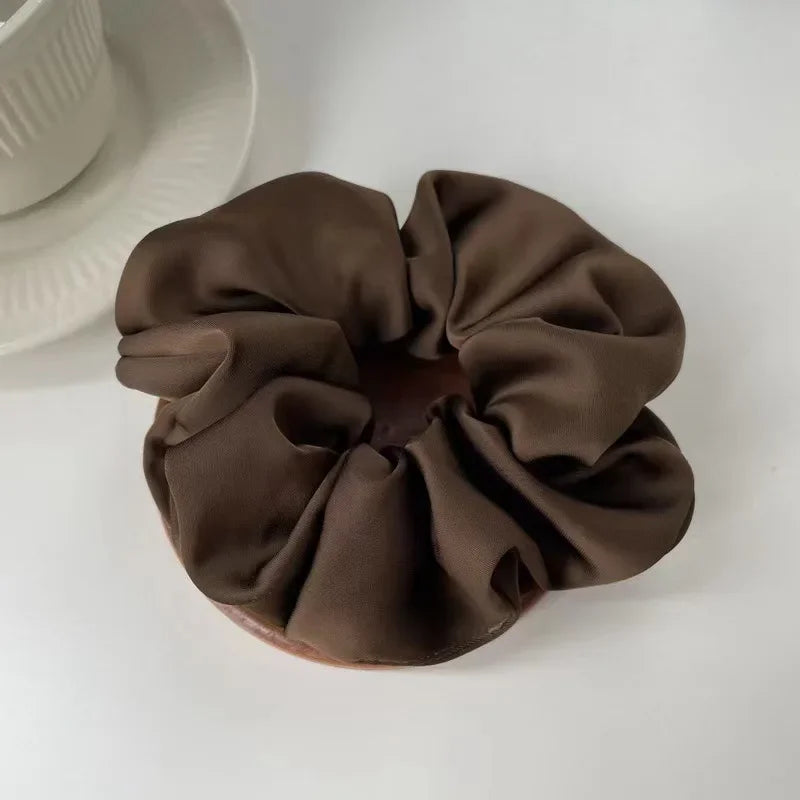 1pcs Women Silk Satin Scrunchies