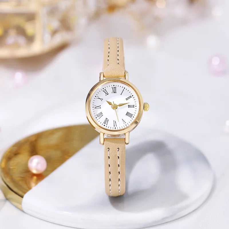 Women’s Fashion Small Roman Dial Quartz Watch