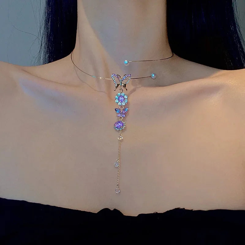 Hollow Love Heart Pendant Necklace