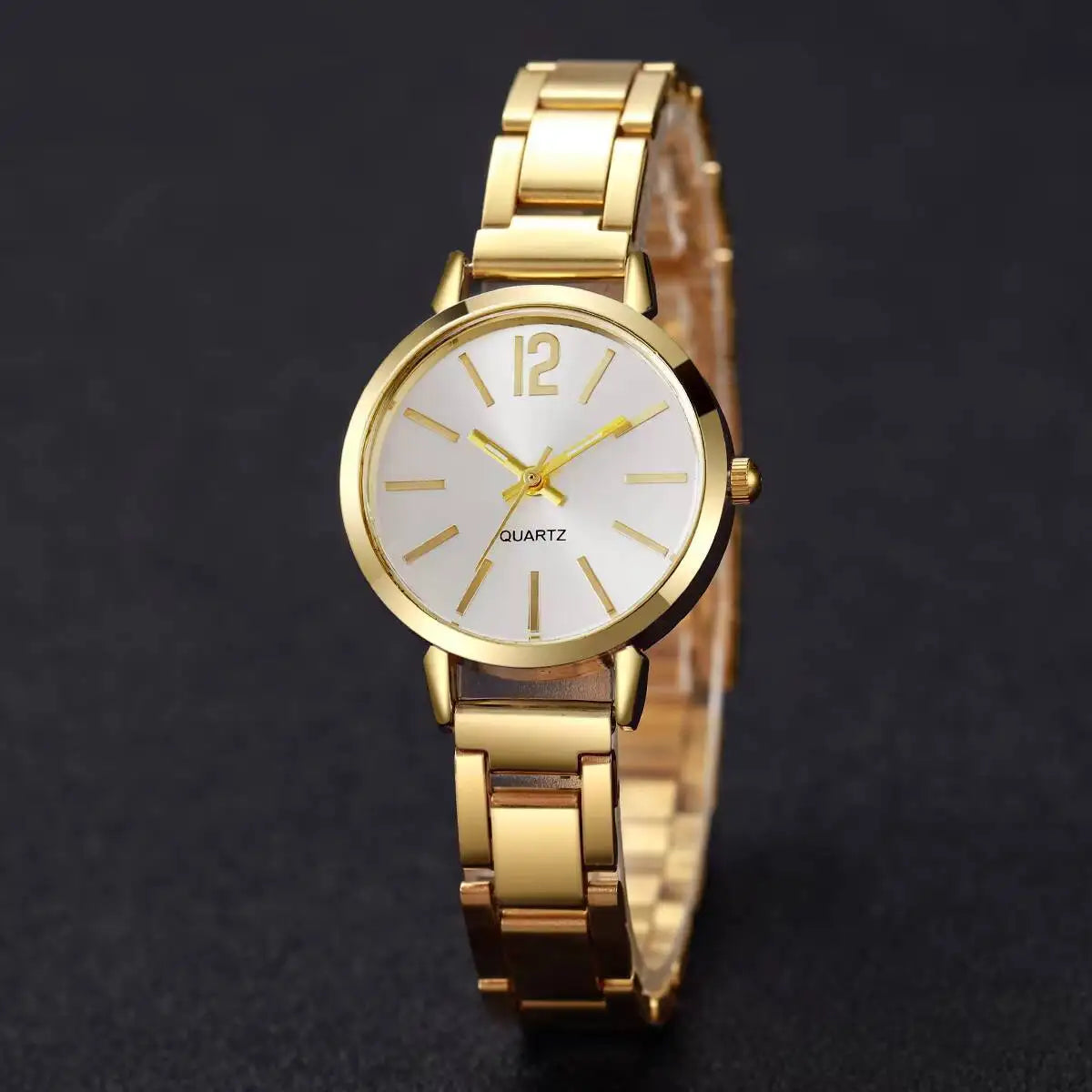 1/2/3PCS Simple Dial Women Quartz Watch