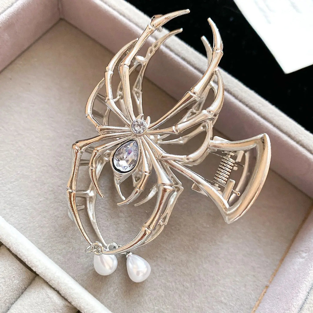Gothic Spider Hair Claw Clip