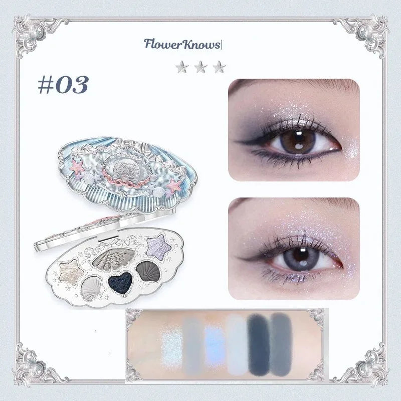 Elegant Mermaid Sparkle Palette