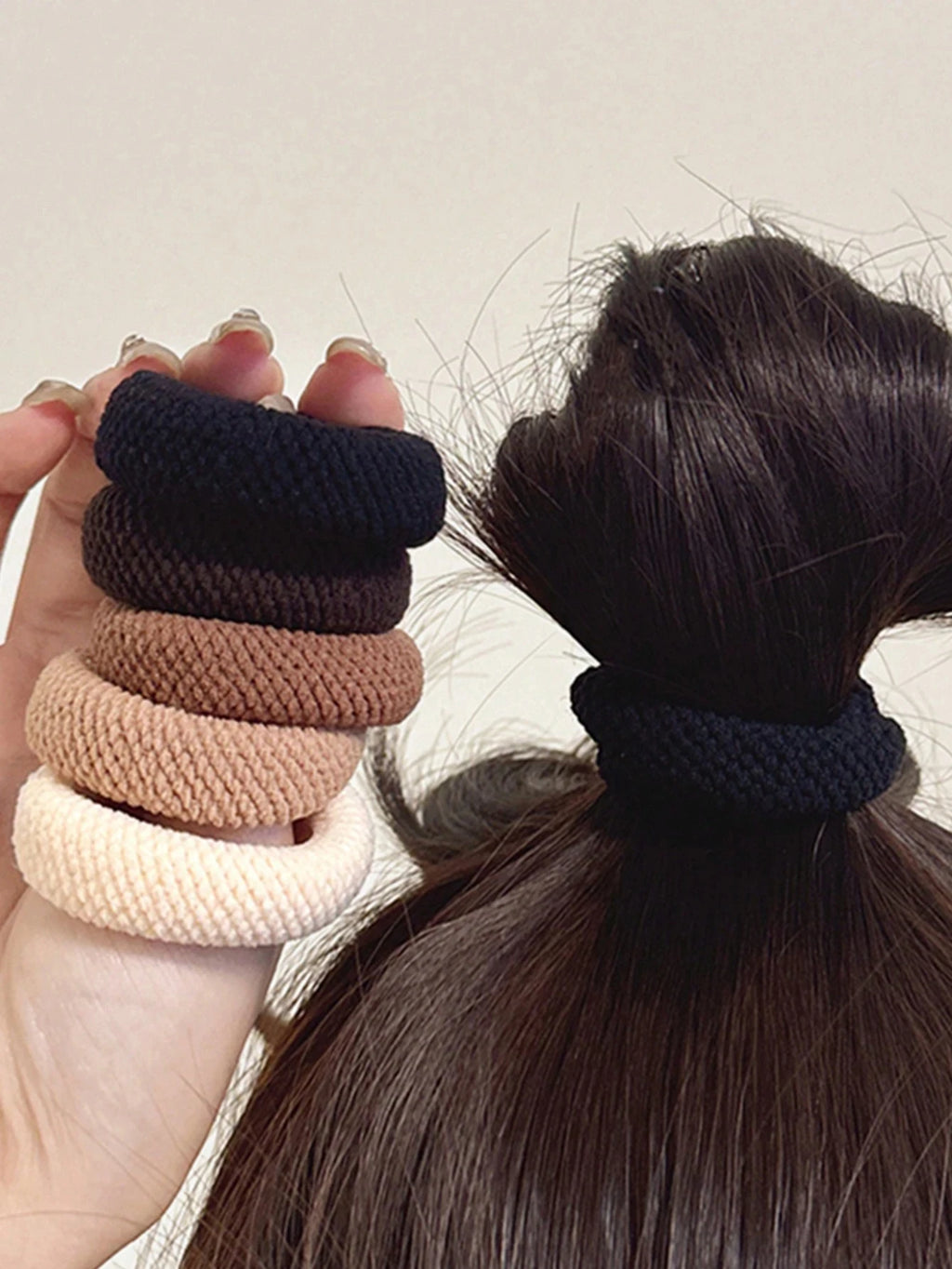 5/10 Mix Color High Elasticity Thickened Scrunchies