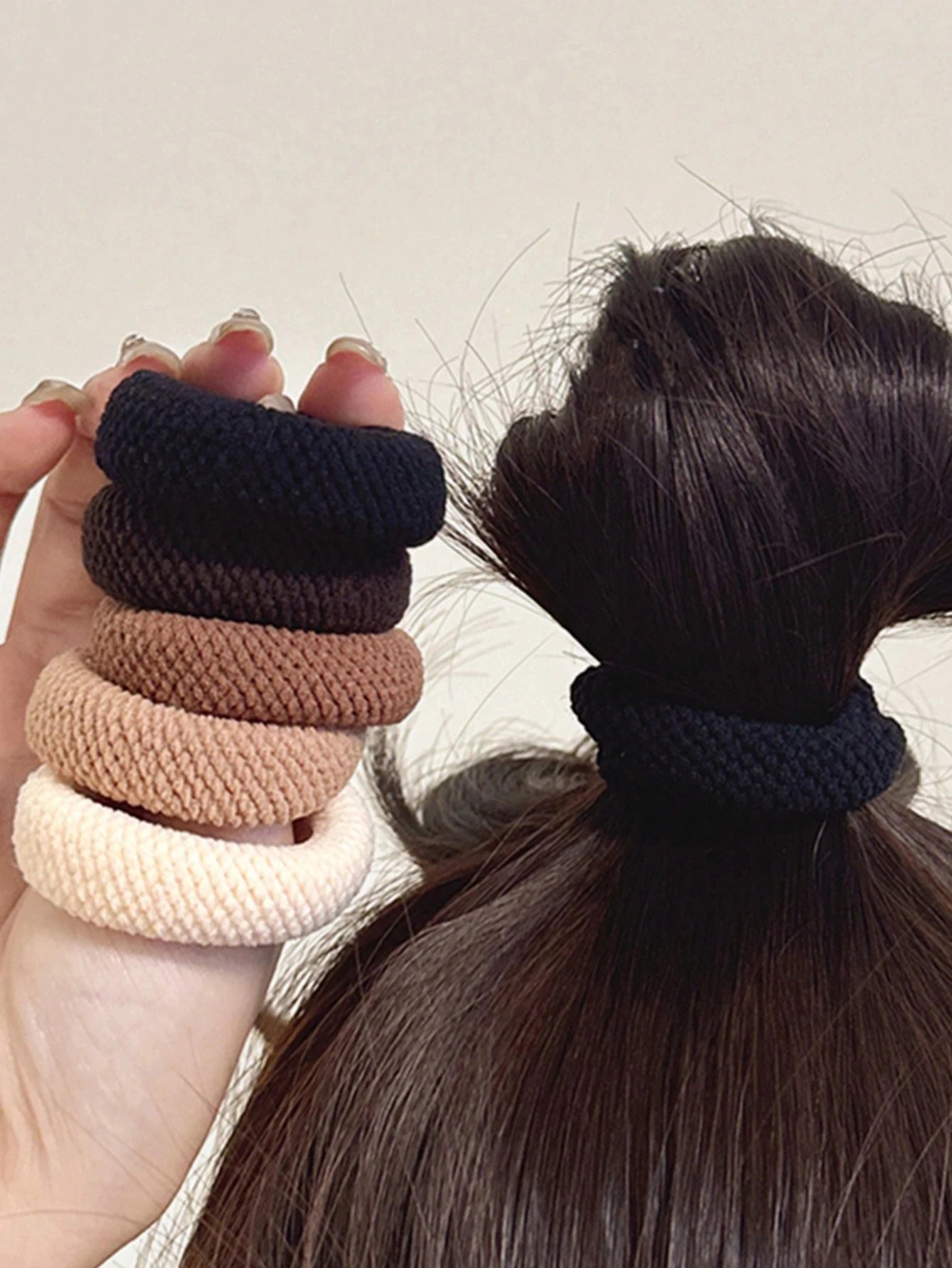 5/10 Mix Color High Elasticity Thickened Scrunchies