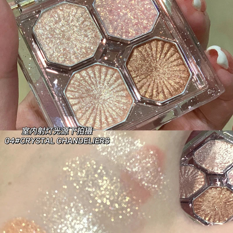DIKALU Gem Glow 4-Color Palette