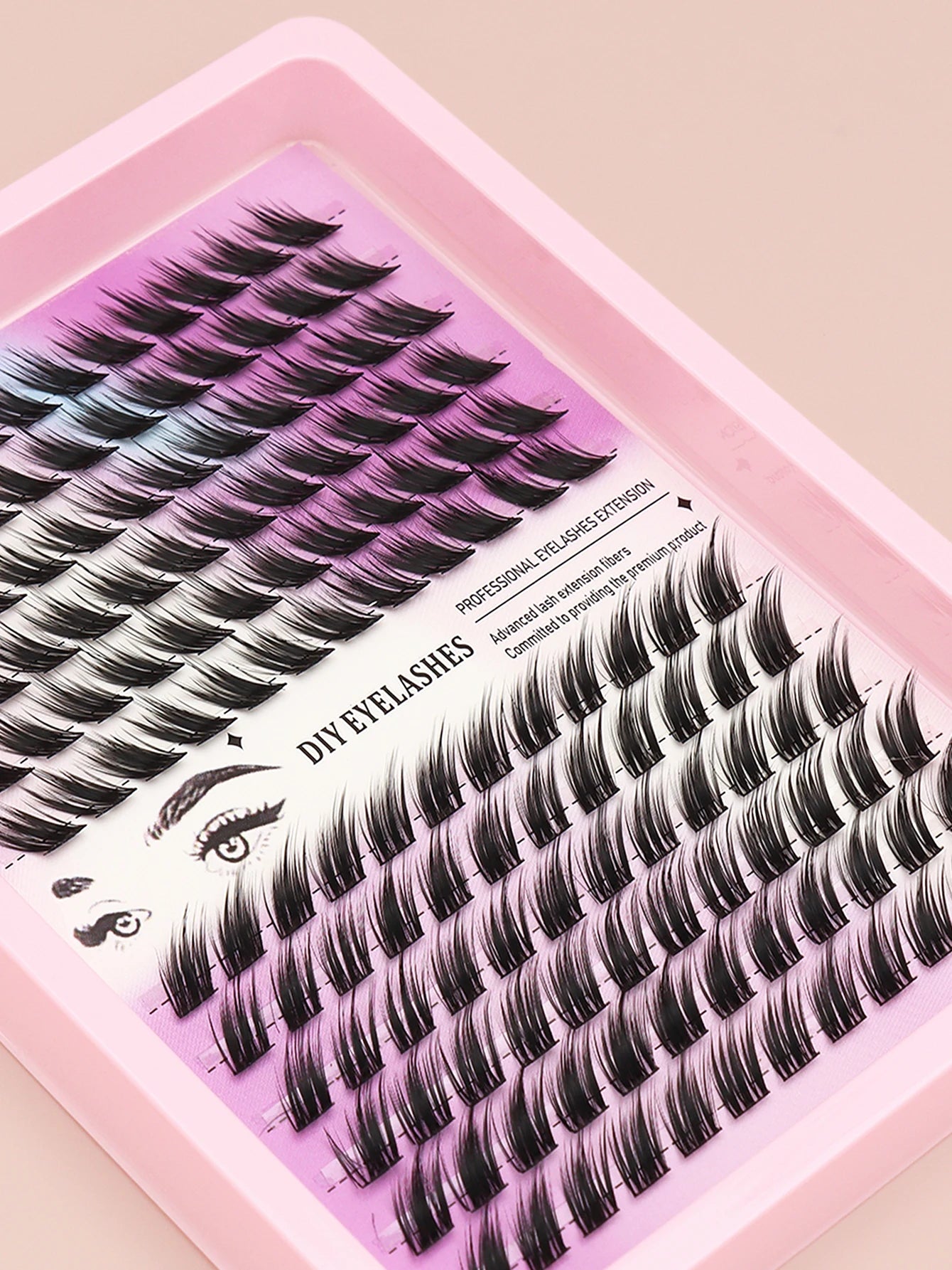 Fluffy Oblique Lash Extensions