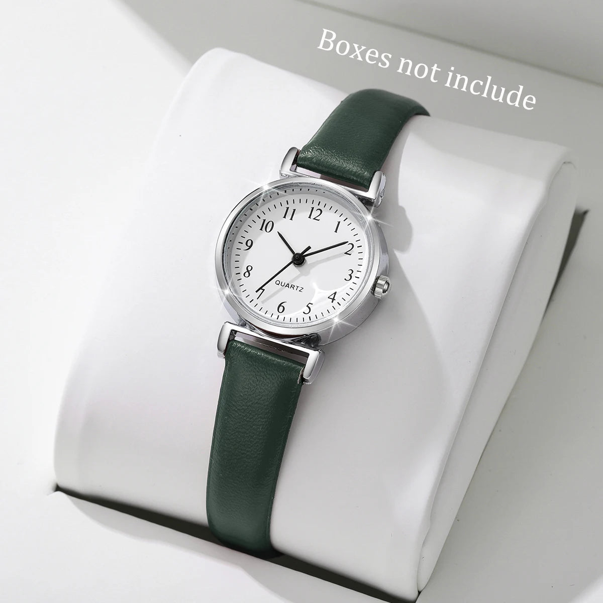 Fashion Small Dial Women Watch – Simple Leather Band Quartz Wristwatch