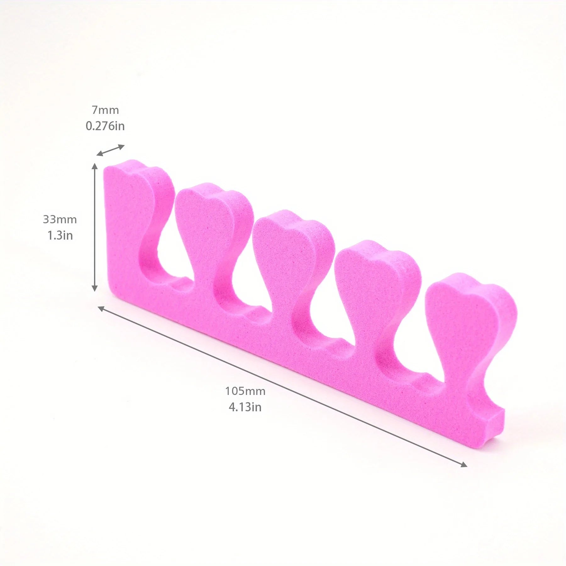 2/10/20/50/100PCS Pink Nail Art Toe Separators